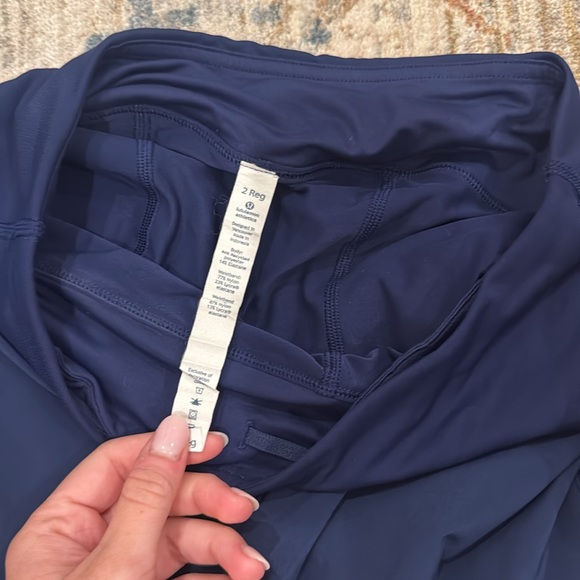 Lululemon Navy Blue Skater Mini Skort - Picture 3 of 3